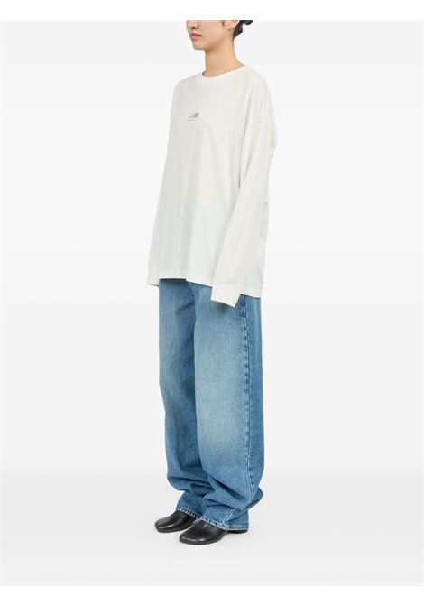 T-shirt donna bianca MM6 MAISON MARGIELA | SH0GC0034 S24312101
